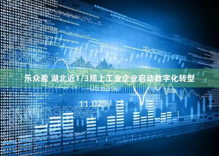 乐众盈 湖北近1/3规上工业企业启动数字化转型