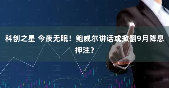 科创之星 今夜无眠！鲍威尔讲话或掀翻9月降息押注？